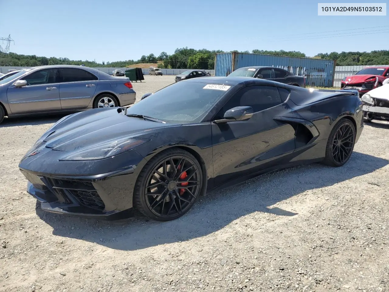 2022 Chevrolet Corvette Stingray 1Lt VIN: 1G1YA2D49N5103512 Lot: 54612185