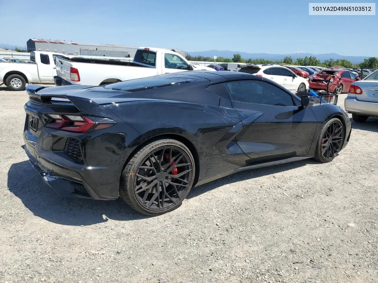 2022 Chevrolet Corvette Stingray 1Lt VIN: 1G1YA2D49N5103512 Lot: 54612185