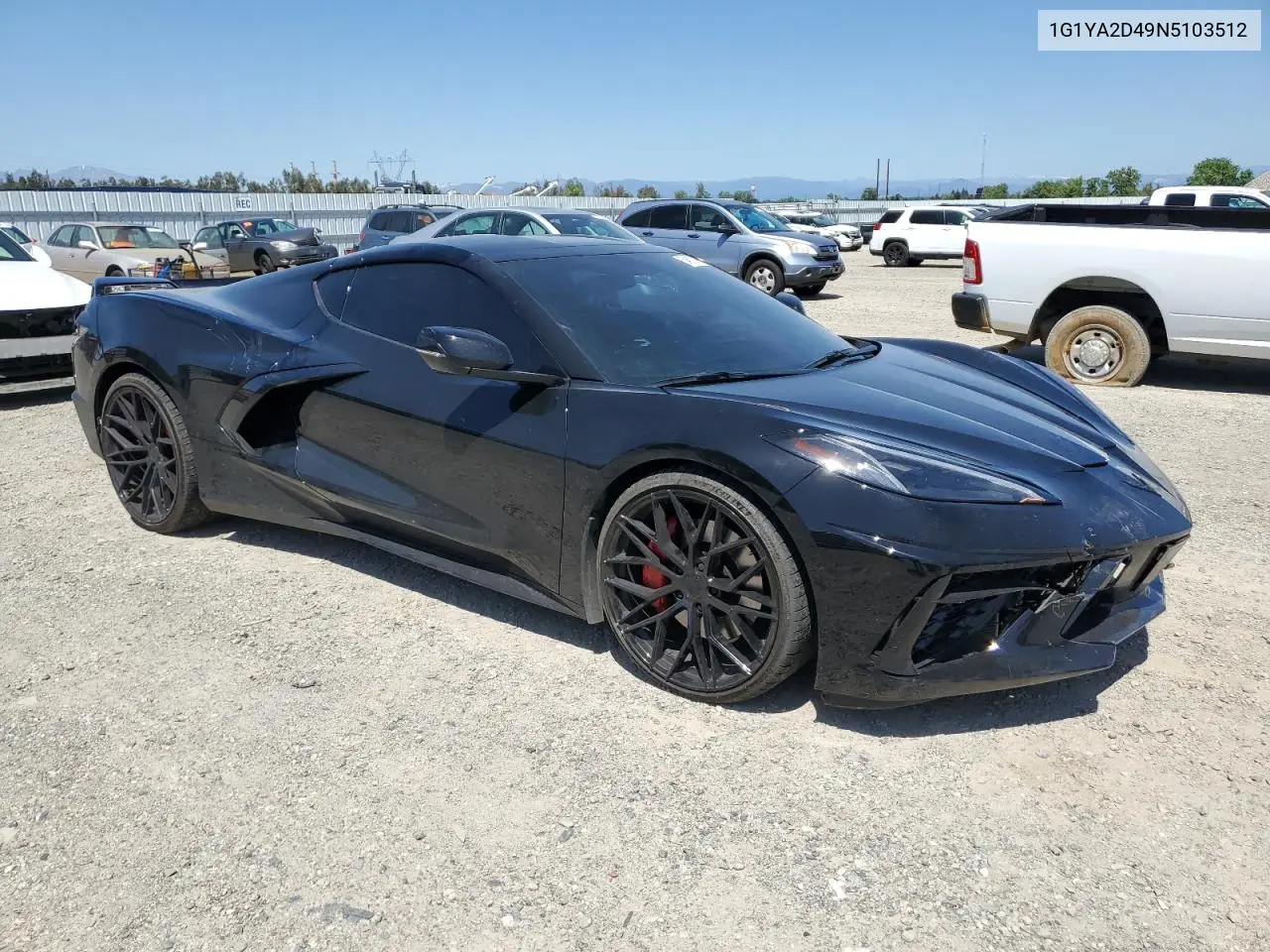 2022 Chevrolet Corvette Stingray 1Lt VIN: 1G1YA2D49N5103512 Lot: 54612185
