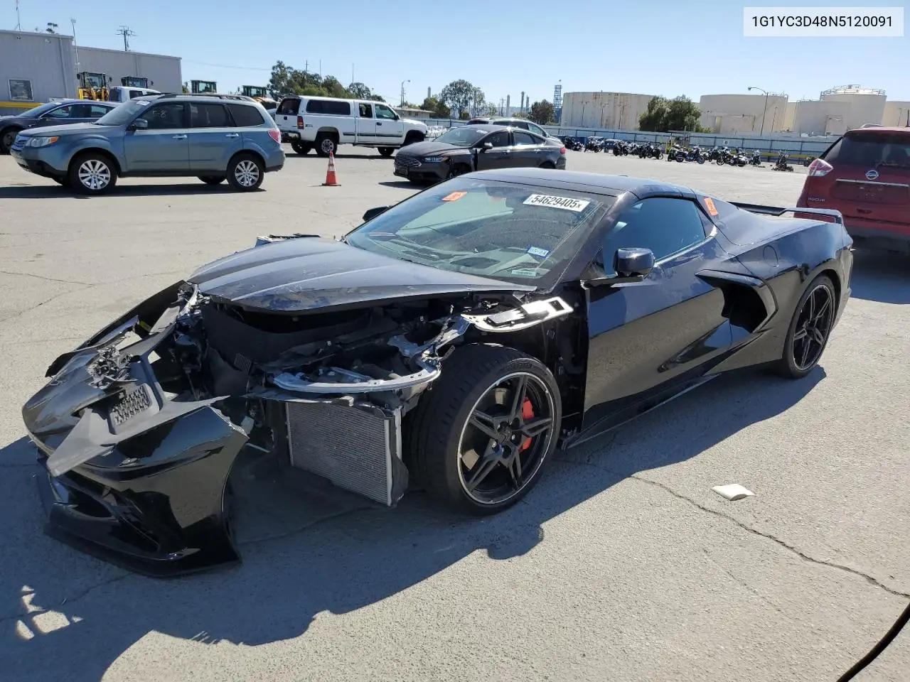 2022 Chevrolet Corvette Stingray 3Lt VIN: 1G1YC3D48N5120091 Lot: 54629405