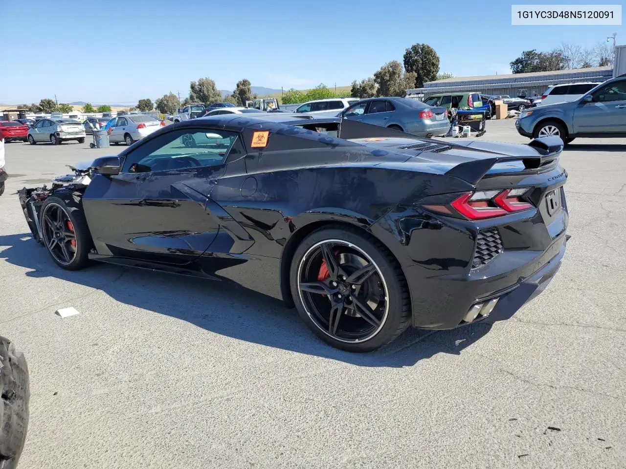 2022 Chevrolet Corvette Stingray 3Lt VIN: 1G1YC3D48N5120091 Lot: 54629405