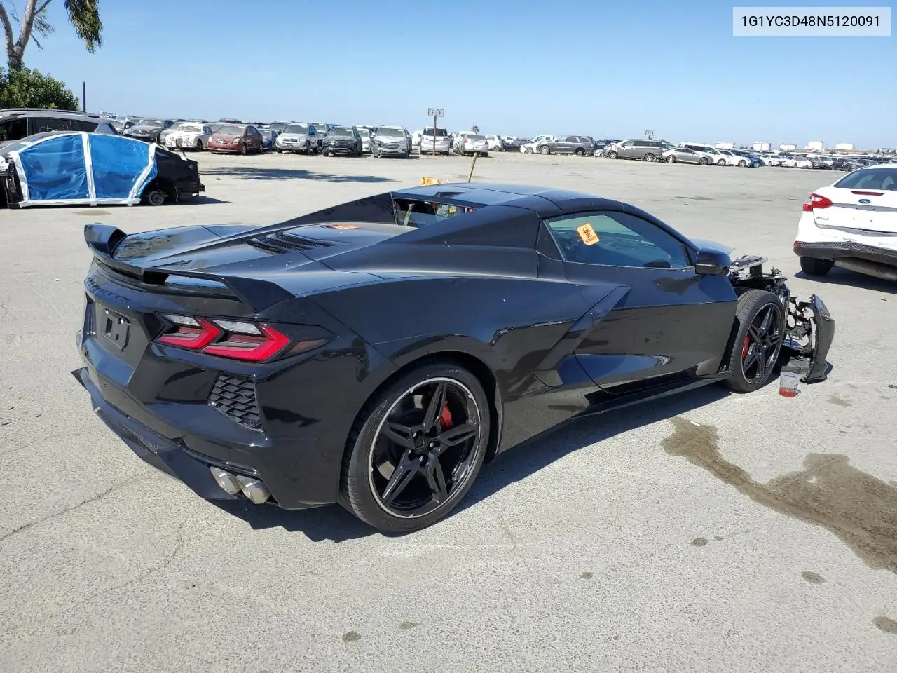 2022 Chevrolet Corvette Stingray 3Lt VIN: 1G1YC3D48N5120091 Lot: 54629405