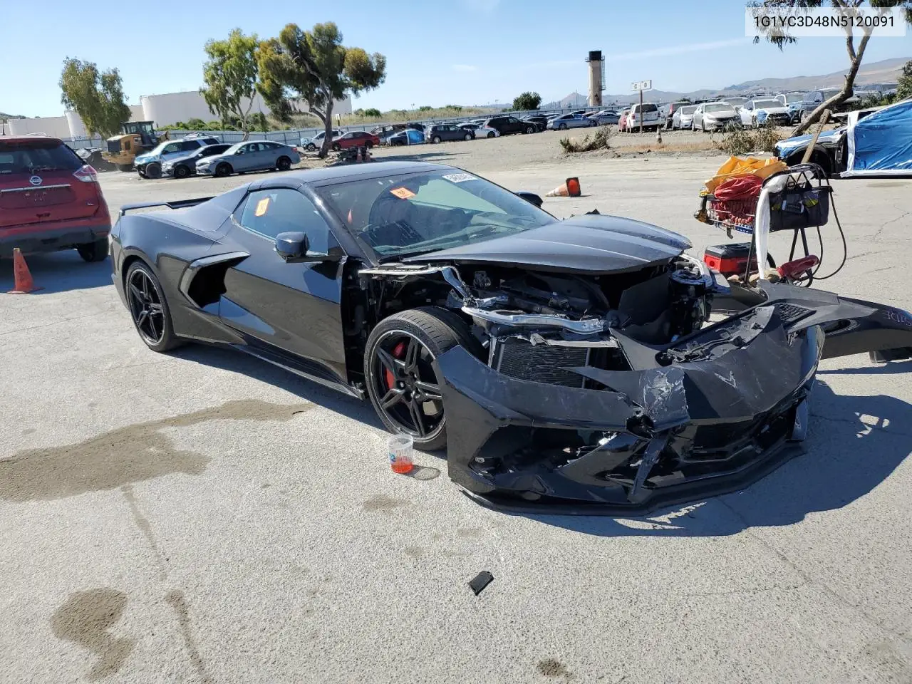 2022 Chevrolet Corvette Stingray 3Lt VIN: 1G1YC3D48N5120091 Lot: 54629405