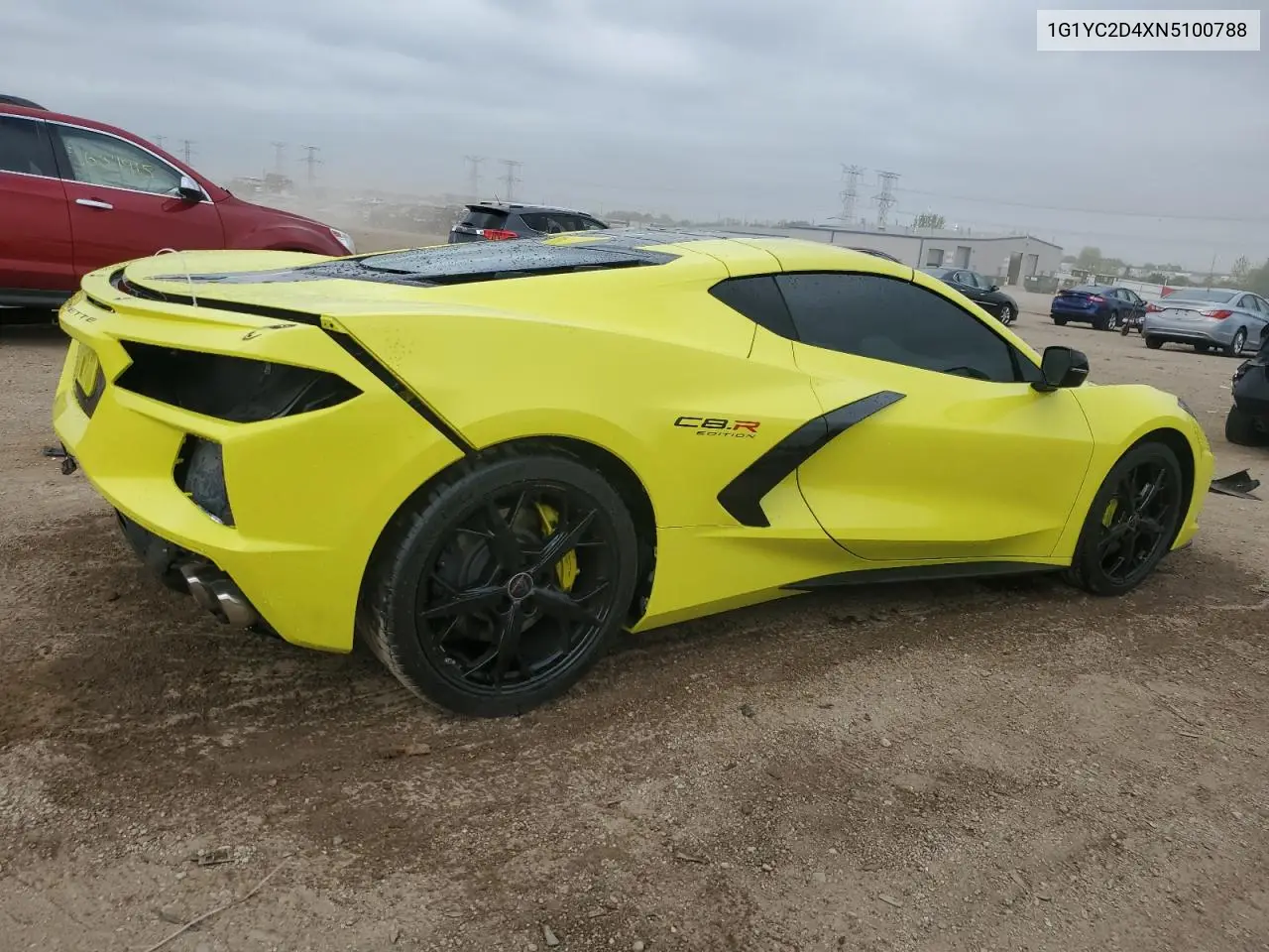 2022 Chevrolet Corvette Stingray 3Lt VIN: 1G1YC2D4XN5100788 Lot: 56318755