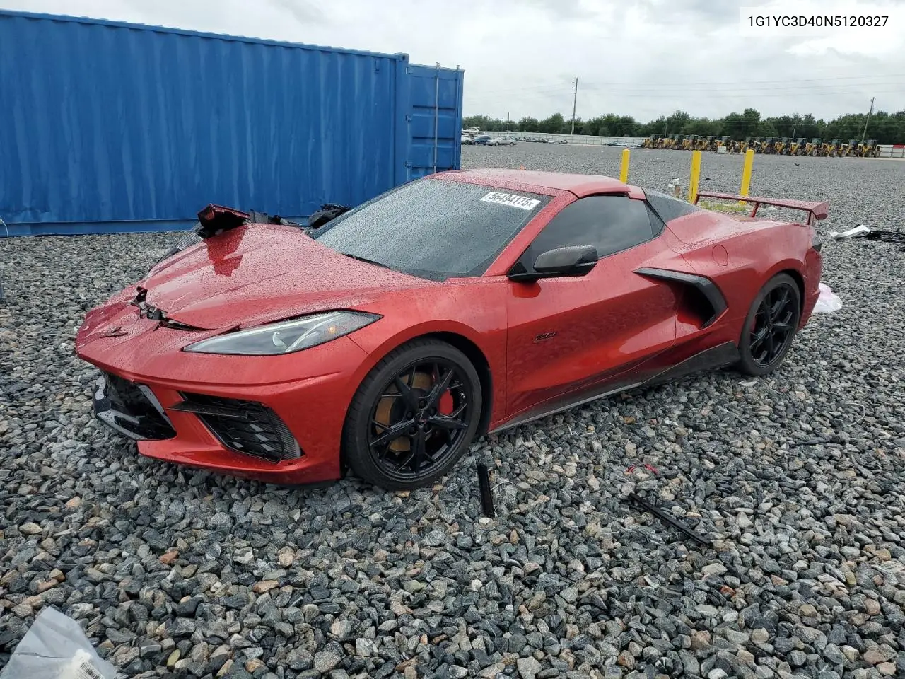 2022 Chevrolet Corvette Stingray 3Lt VIN: 1G1YC3D40N5120327 Lot: 56494175