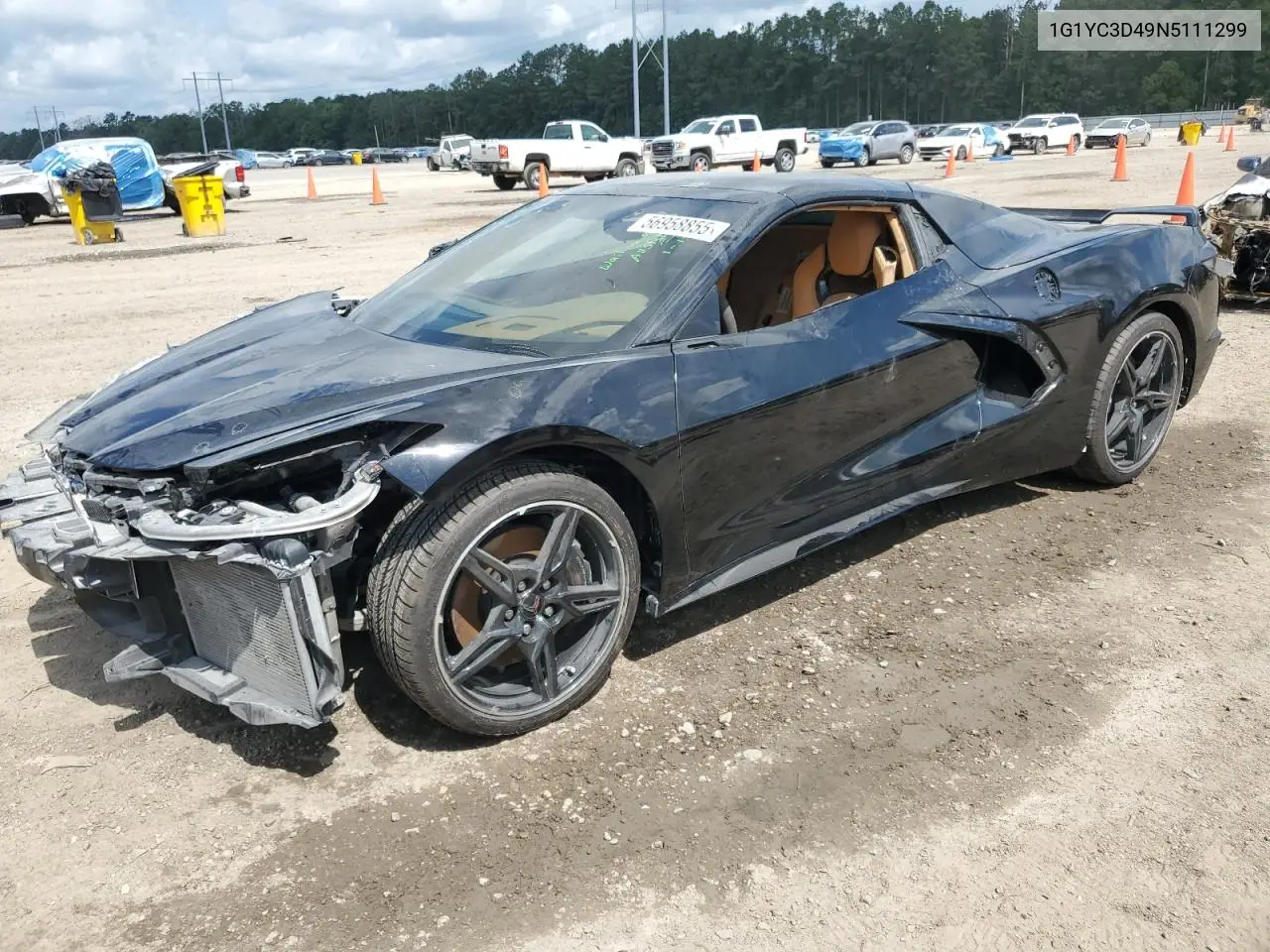 2022 Chevrolet Corvette Stingray 3Lt VIN: 1G1YC3D49N5111299 Lot: 56958855