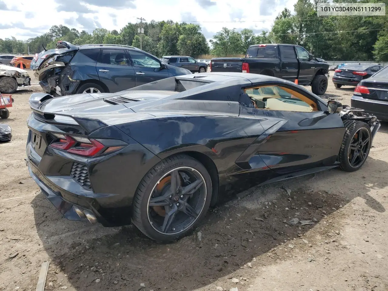 2022 Chevrolet Corvette Stingray 3Lt VIN: 1G1YC3D49N5111299 Lot: 56958855
