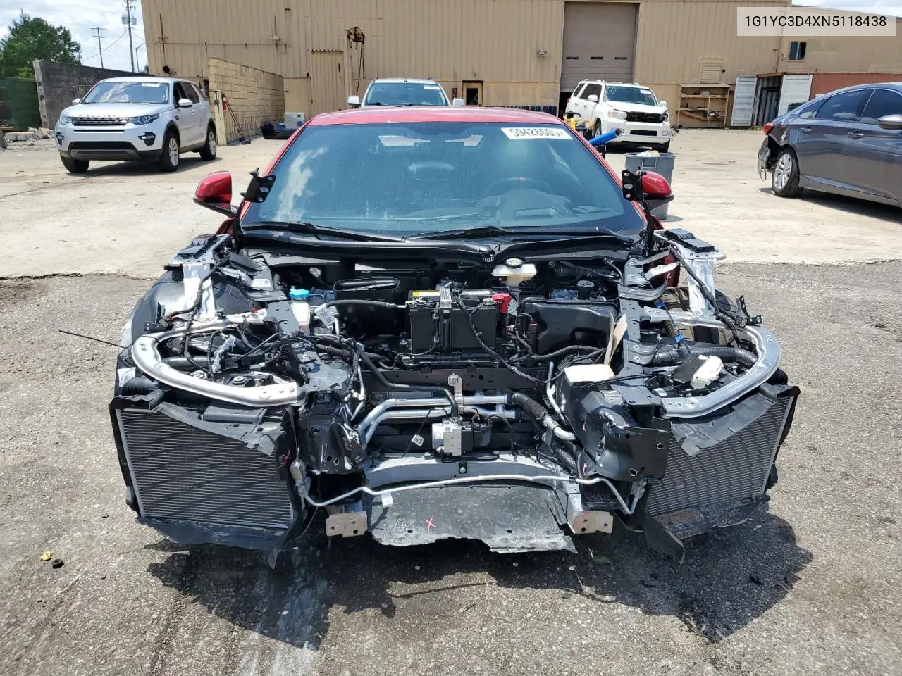 2022 Chevrolet Corvette Stingray 3Lt VIN: 1G1YC3D4XN5118438 Lot: 59428605