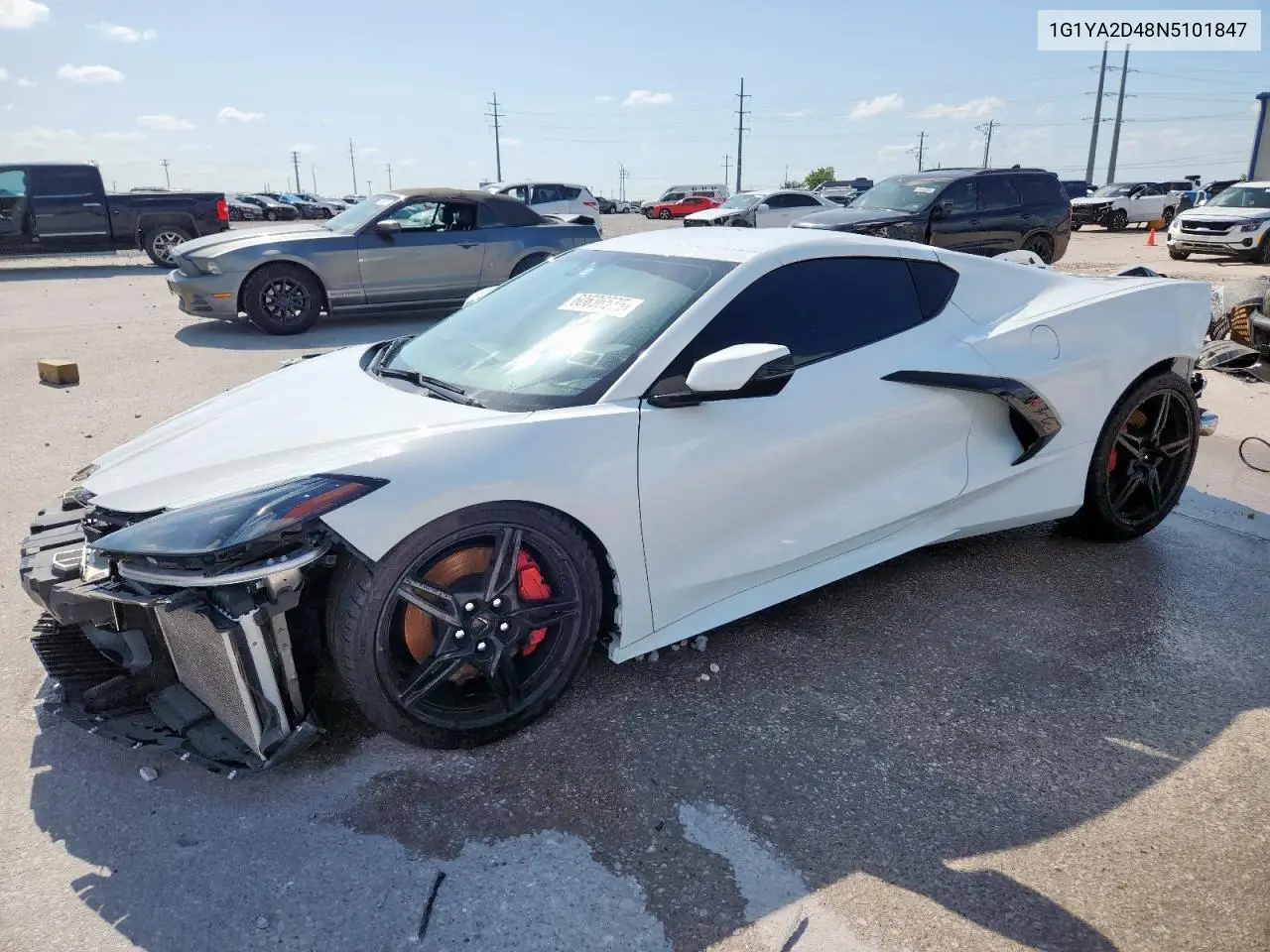2022 Chevrolet Corvette Stingray 1Lt VIN: 1G1YA2D48N5101847 Lot: 60636575