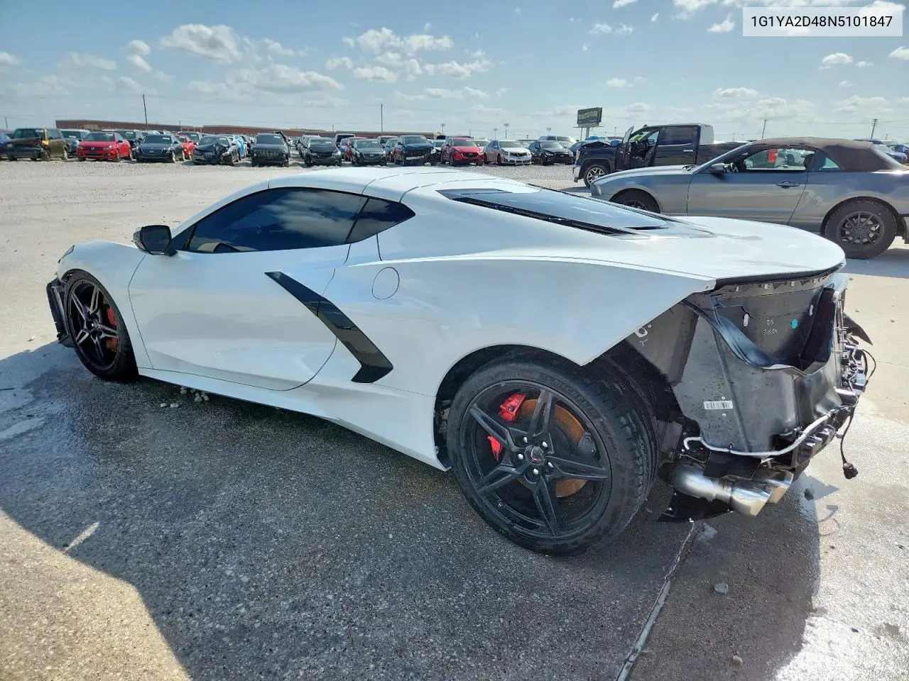 2022 Chevrolet Corvette Stingray 1Lt VIN: 1G1YA2D48N5101847 Lot: 60636575