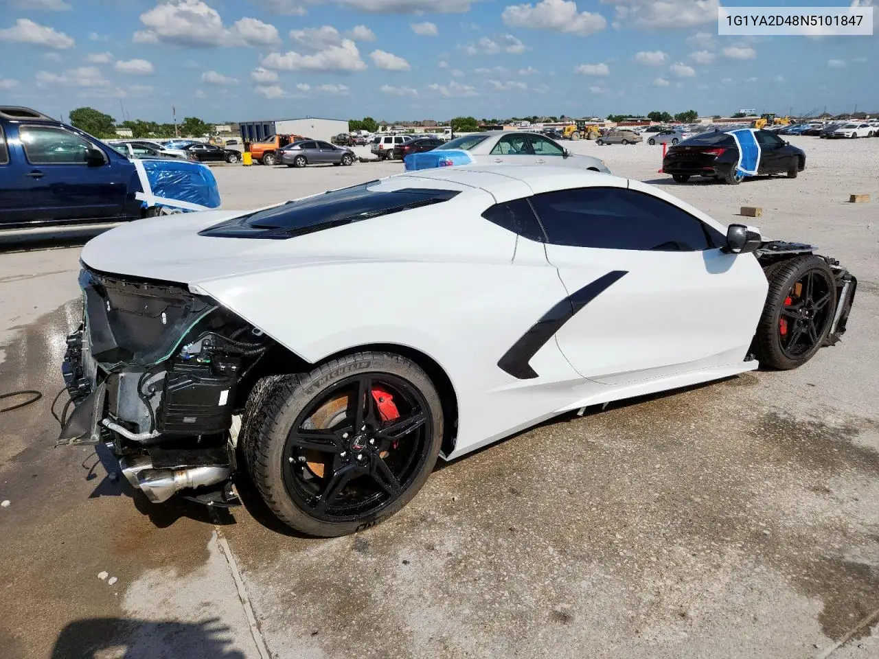 2022 Chevrolet Corvette Stingray 1Lt VIN: 1G1YA2D48N5101847 Lot: 60636575