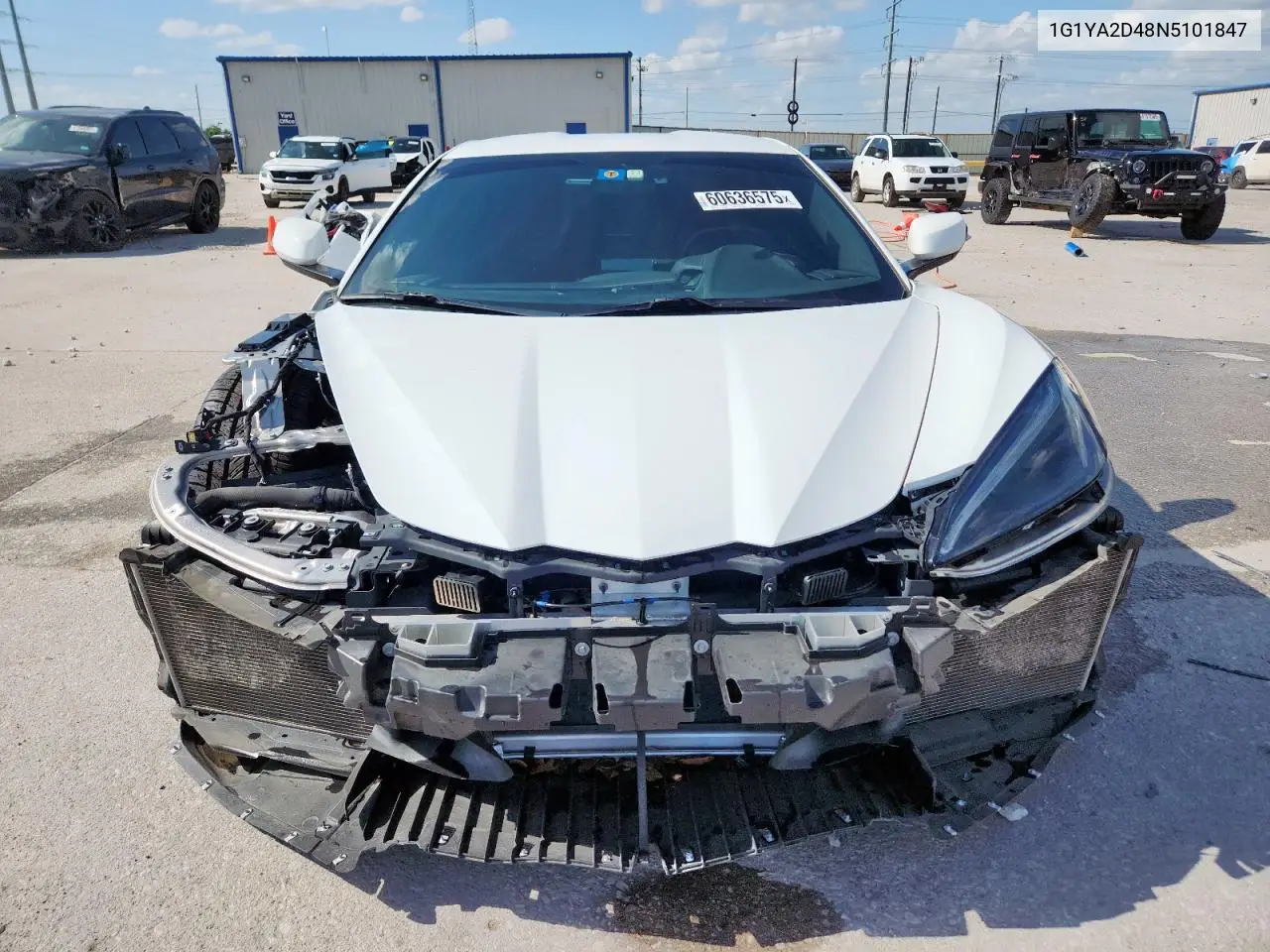 2022 Chevrolet Corvette Stingray 1Lt VIN: 1G1YA2D48N5101847 Lot: 60636575