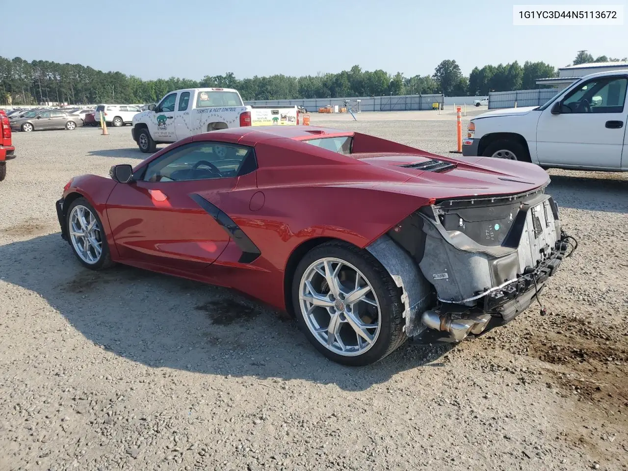 2022 Chevrolet Corvette Stingray 3Lt VIN: 1G1YC3D44N5113672 Lot: 61976465