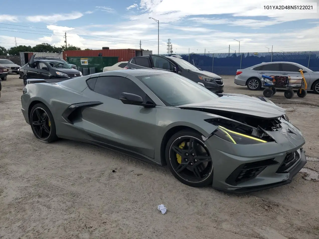2022 Chevrolet Corvette Stingray 1Lt VIN: 1G1YA2D48N5122021 Lot: 62939875