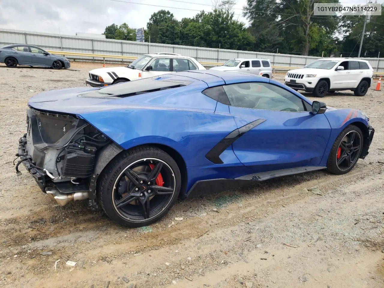2022 Chevrolet Corvette Stingray 2Lt VIN: 1G1YB2D47N5114229 Lot: 65758485