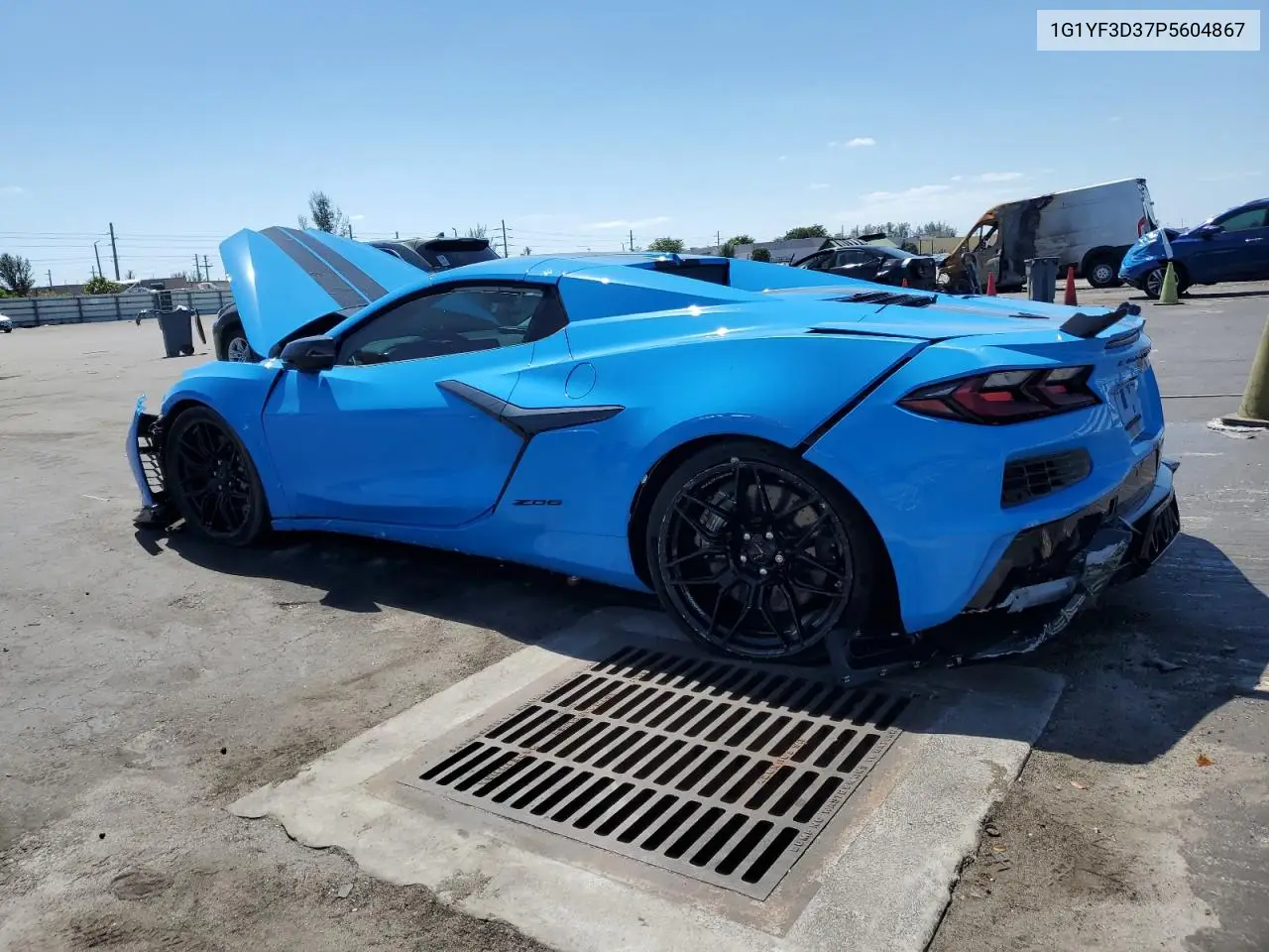 2023 Chevrolet Corvette Z06 3Lz VIN: 1G1YF3D37P5604867 Lot: 51789285