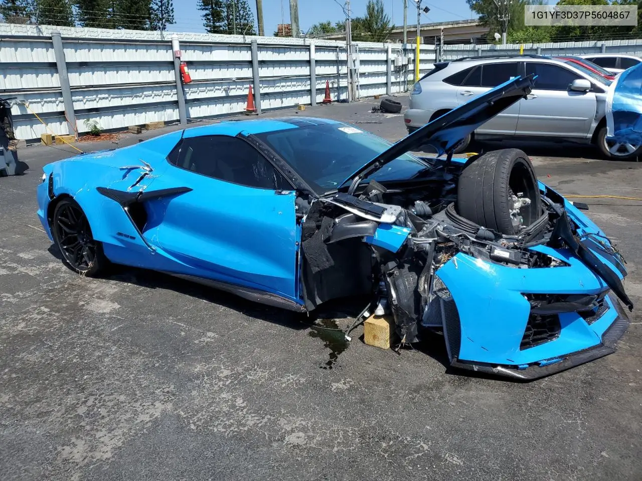 2023 Chevrolet Corvette Z06 3Lz VIN: 1G1YF3D37P5604867 Lot: 51789285