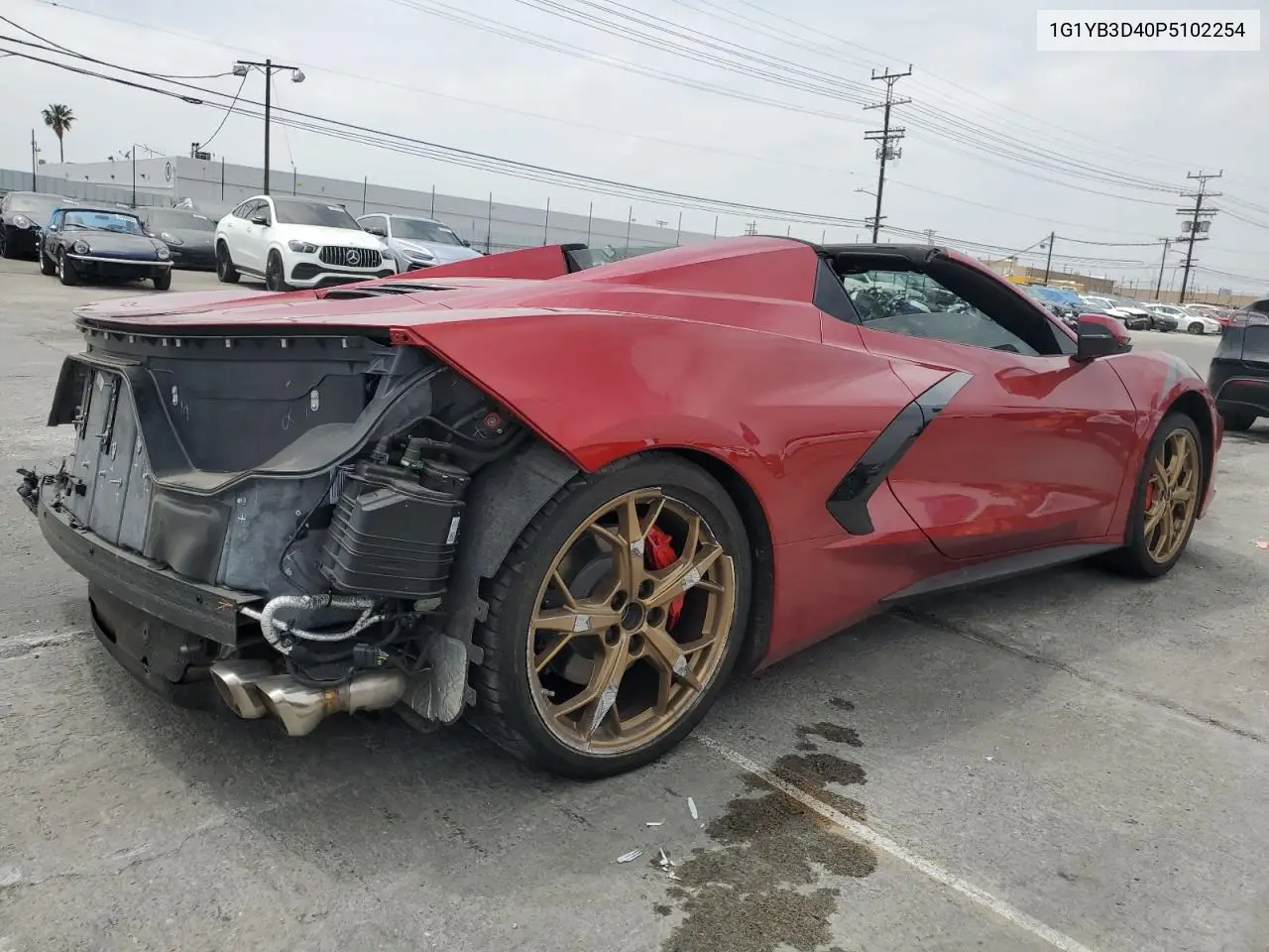 2023 Chevrolet Corvette Stingray 2Lt VIN: 1G1YB3D40P5102254 Lot: 52763345