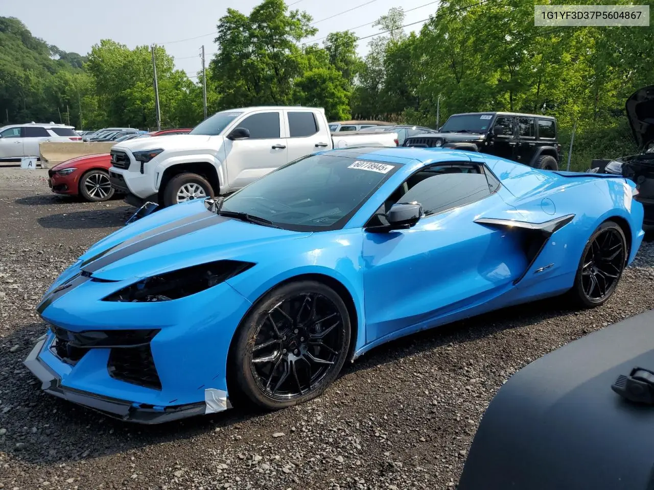 1g1yf3d37p5604867 1G1YF3D37P5604867 2023 Chevrolet Corvette Z06 3Lz