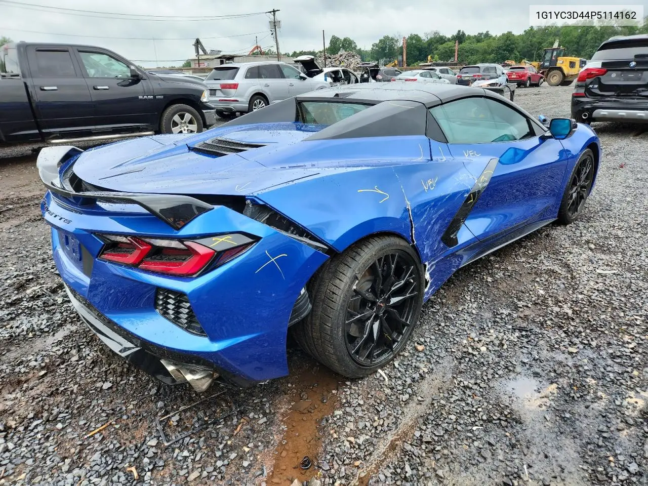 2023 Chevrolet Corvette Stingray 3Lt VIN: 1G1YC3D44P5114162 Lot: 62463195