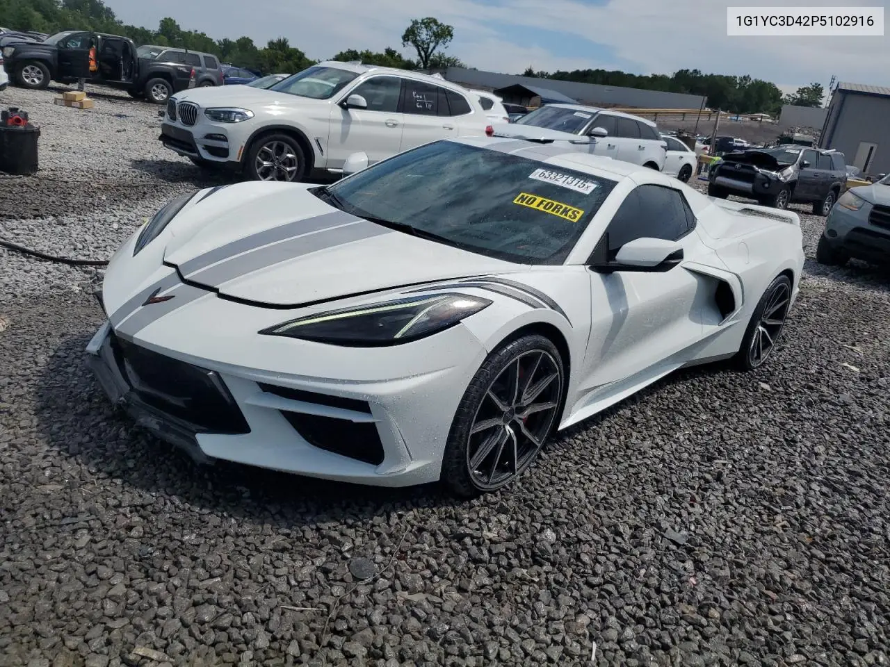 2023 Chevrolet Corvette Stingray 3Lt VIN: 1G1YC3D42P5102916 Lot: 63321315