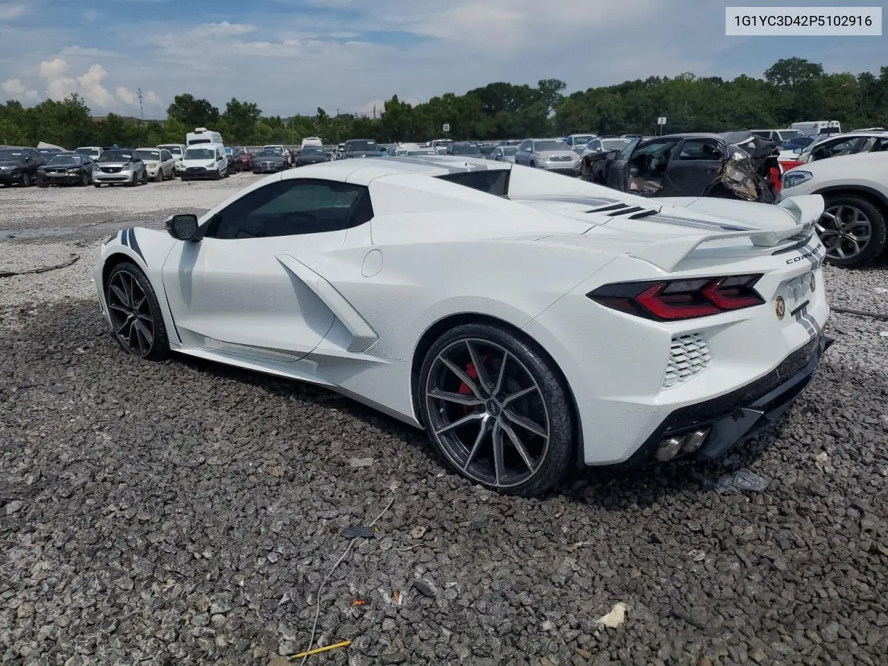 2023 Chevrolet Corvette Stingray 3Lt VIN: 1G1YC3D42P5102916 Lot: 63321315