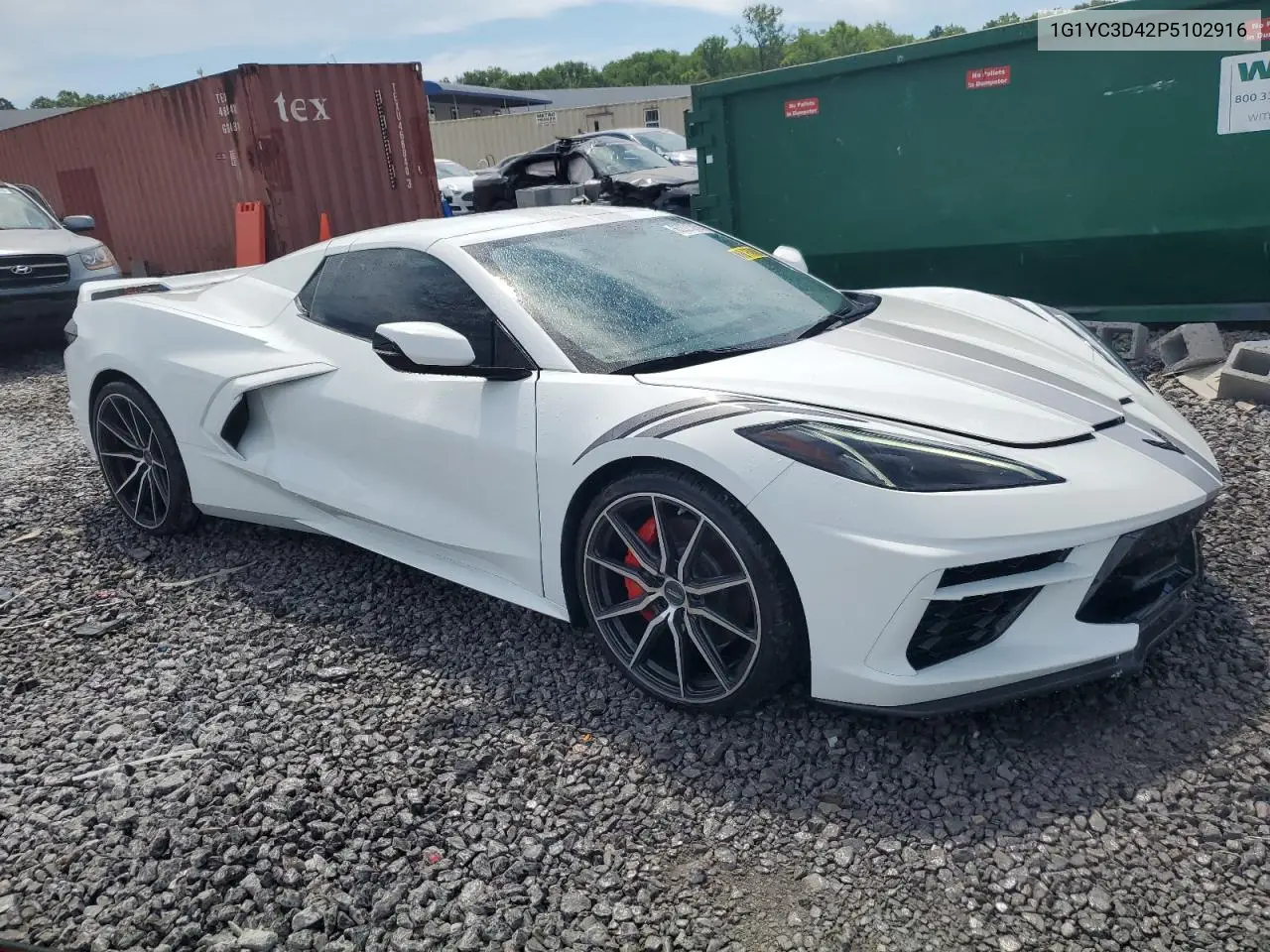 2023 Chevrolet Corvette Stingray 3Lt VIN: 1G1YC3D42P5102916 Lot: 63321315