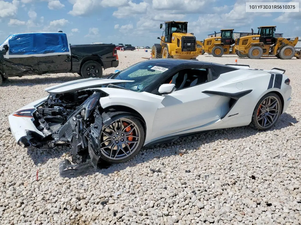 2024 Chevrolet Corvette Z06 3Lz VIN: 1G1YF3D31R5610375 Lot: 63044765
