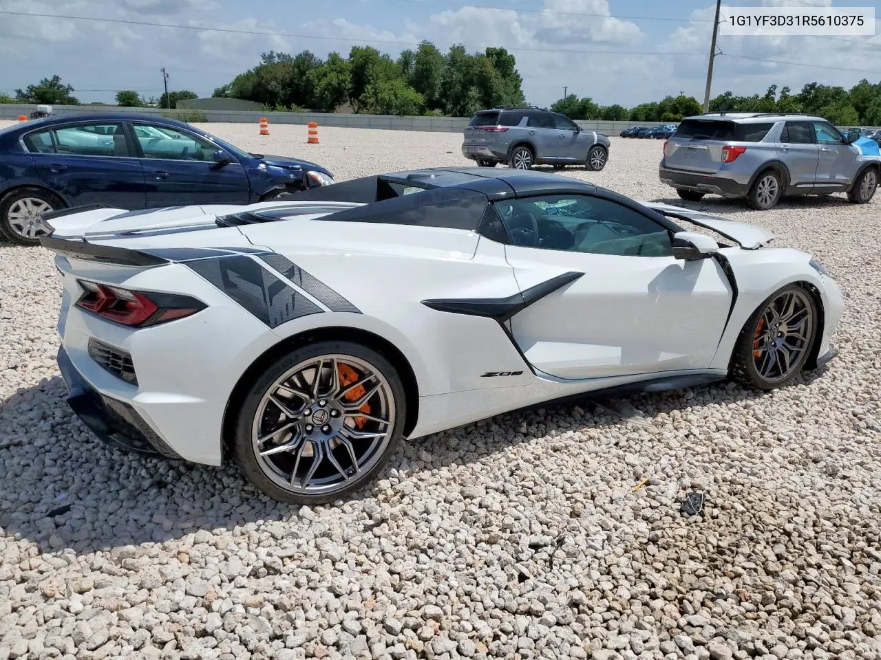 2024 Chevrolet Corvette Z06 3Lz VIN: 1G1YF3D31R5610375 Lot: 63044765