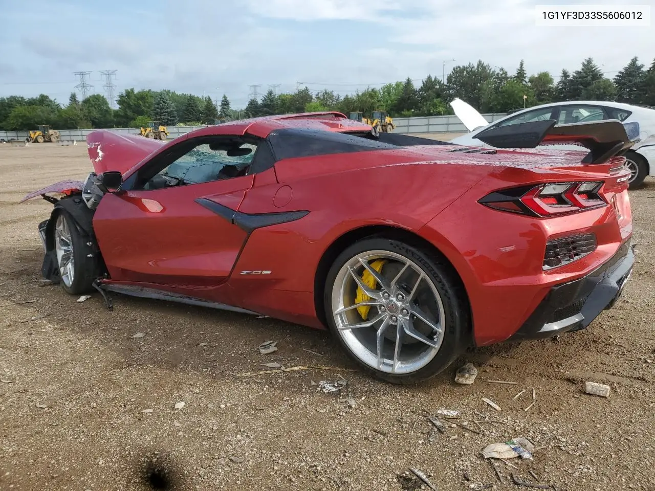 2025 Chevrolet Corvette Z06 3Lz VIN: 1G1YF3D33S5606012 Lot: 61483275
