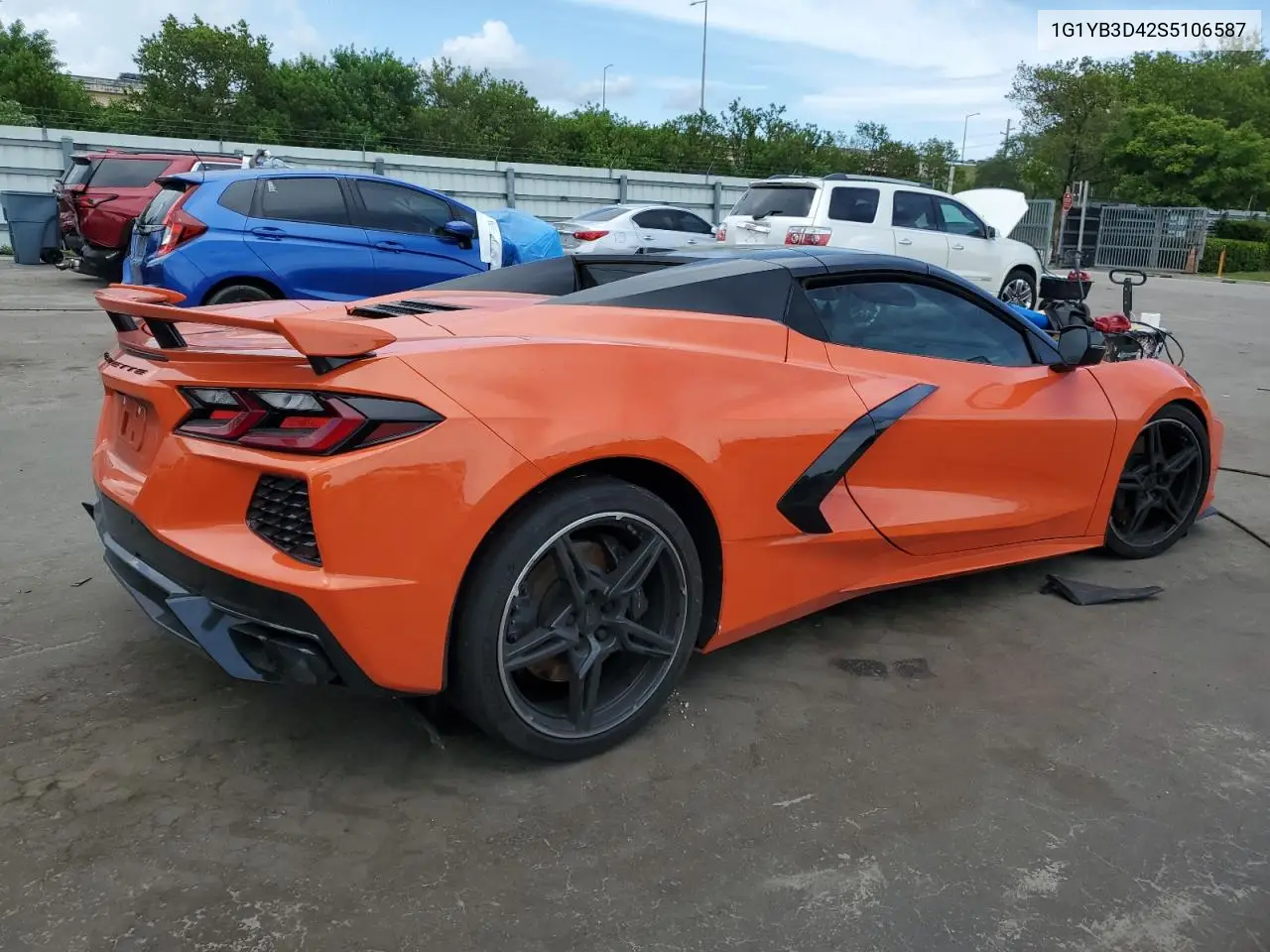 2025 Chevrolet Corvette Stingray 2Lt VIN: 1G1YB3D42S5106587 Lot: 65733705