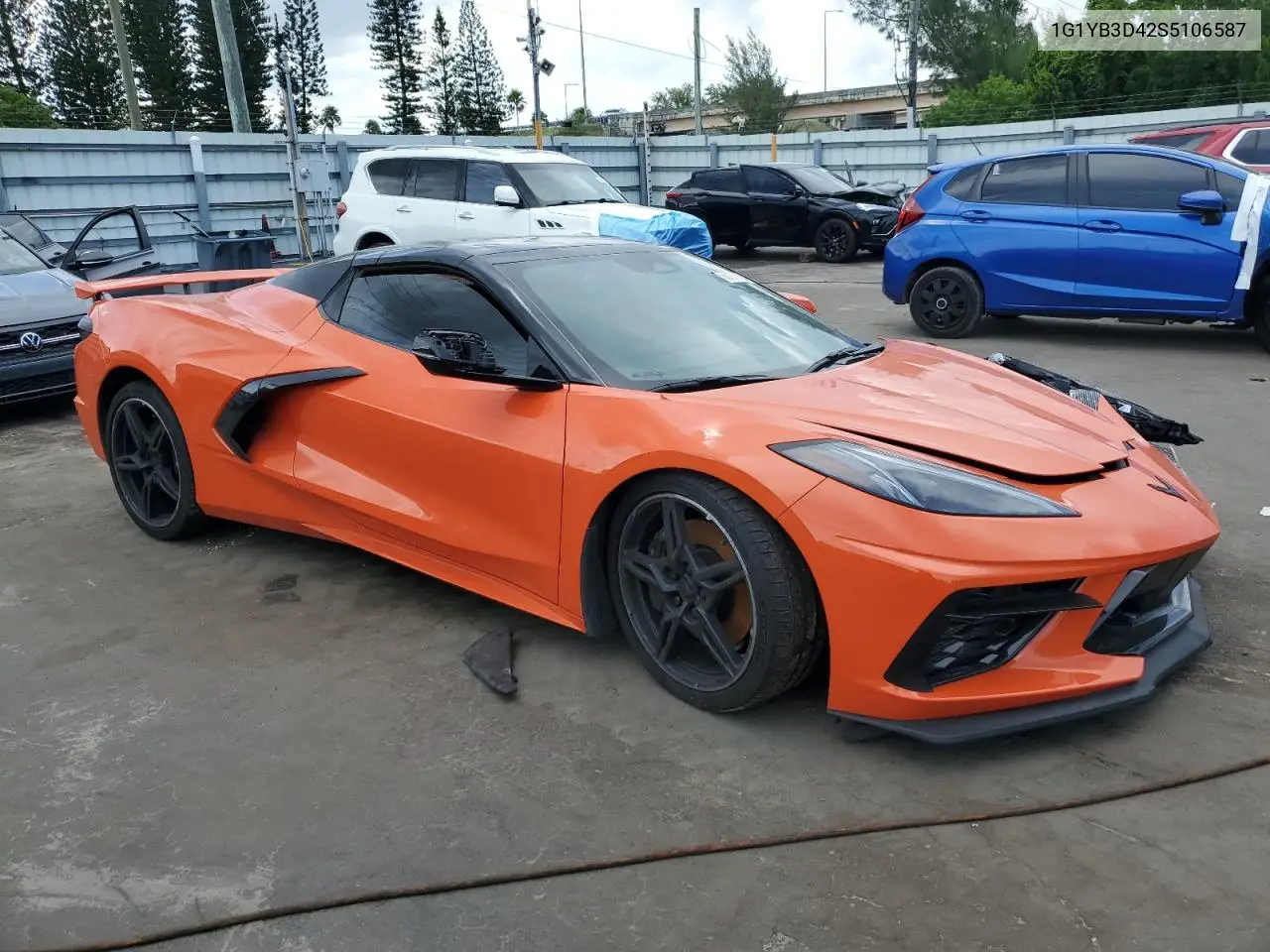 2025 Chevrolet Corvette Stingray 2Lt VIN: 1G1YB3D42S5106587 Lot: 65733705