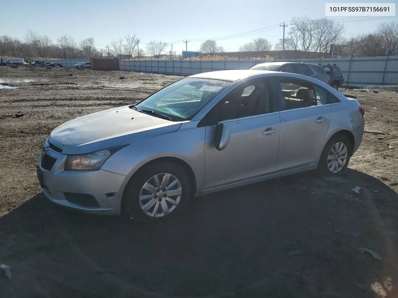 2011 Chevrolet Cruze Lt VIN: 1G1PF5S97B7156691 Lot: 46843725