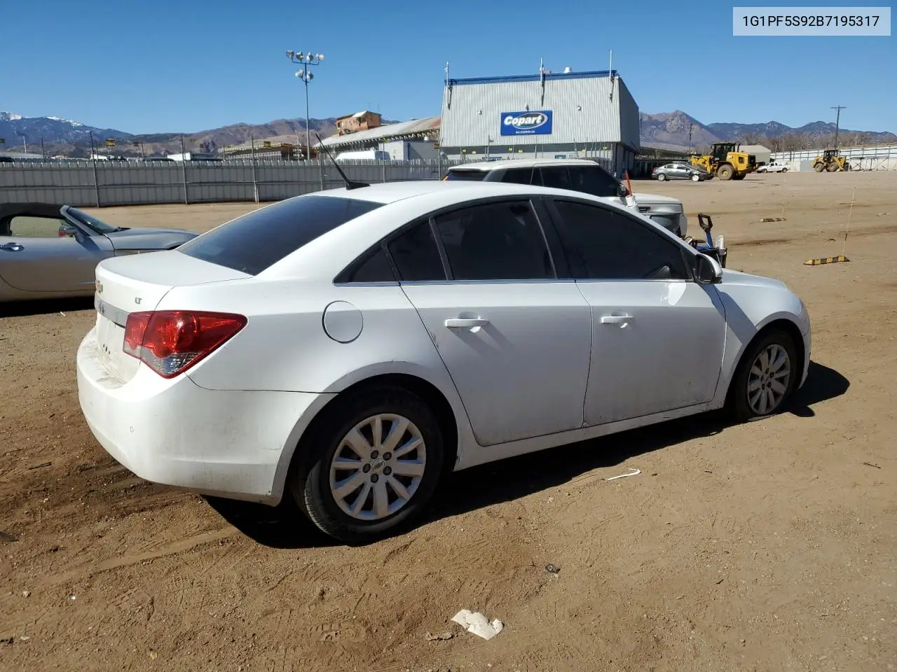 2011 Chevrolet Cruze Lt VIN: 1G1PF5S92B7195317 Lot: 47146435