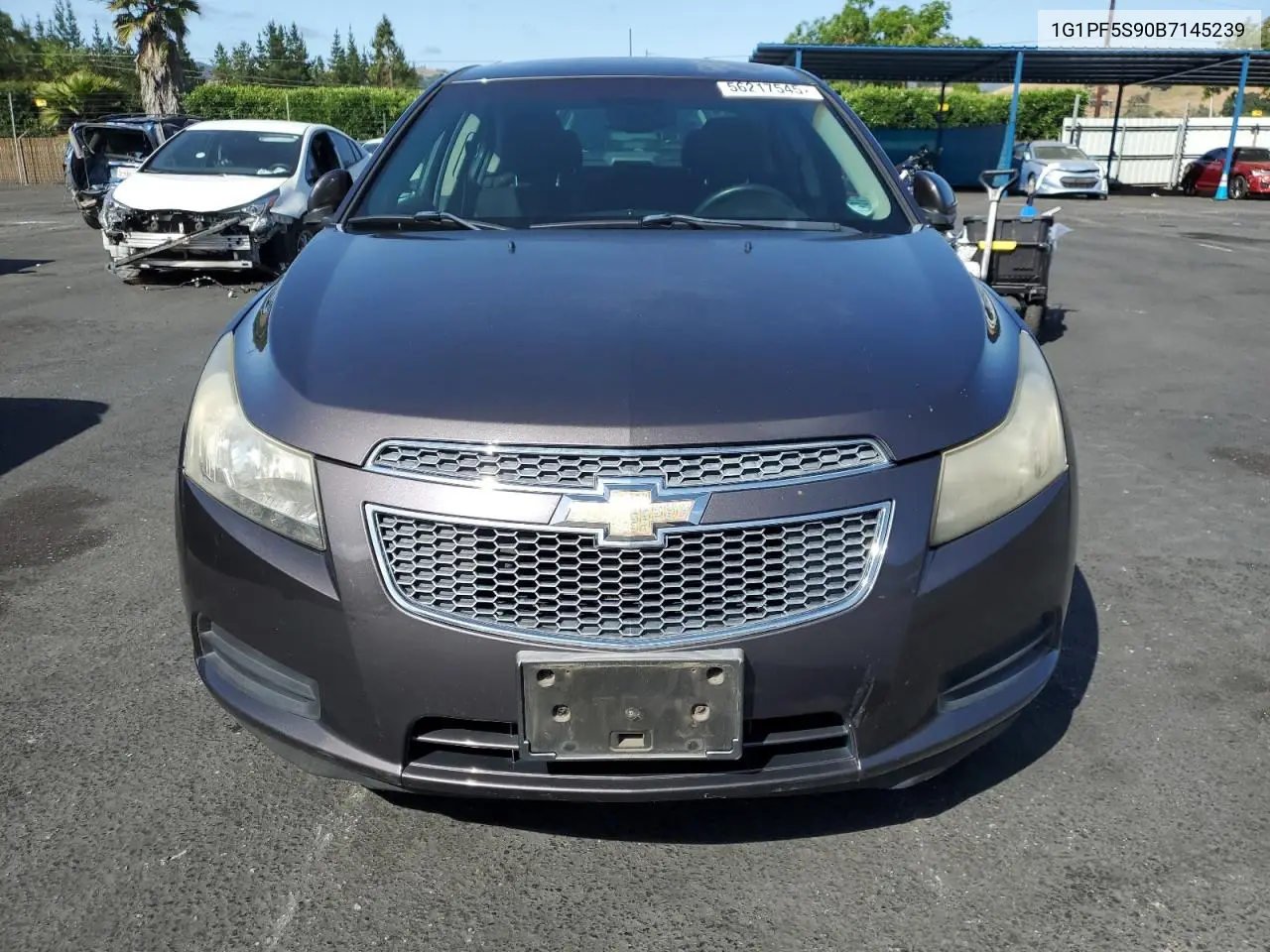 2011 Chevrolet Cruze Lt VIN: 1G1PF5S90B7145239 Lot: 56217545