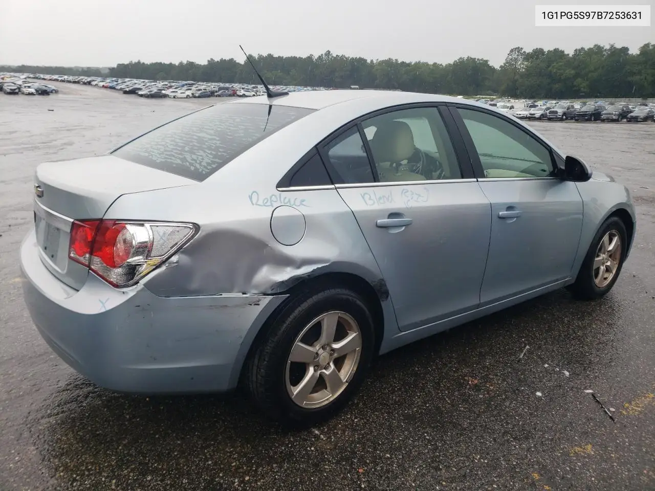 2011 Chevrolet Cruze Lt VIN: 1G1PG5S97B7253631 Lot: 57229205