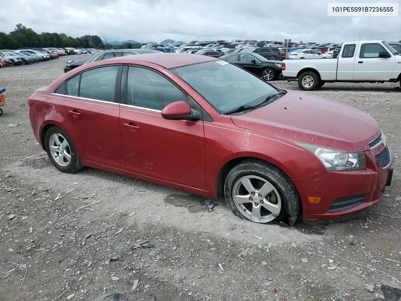 2011 Chevrolet Cruze Lt VIN: 1G1PE5S91B7236555 Lot: 61670525