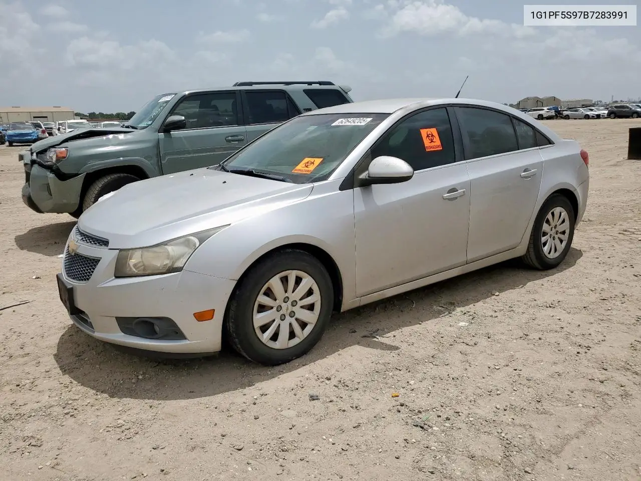 2011 Chevrolet Cruze Lt VIN: 1G1PF5S97B7283991 Lot: 62649205