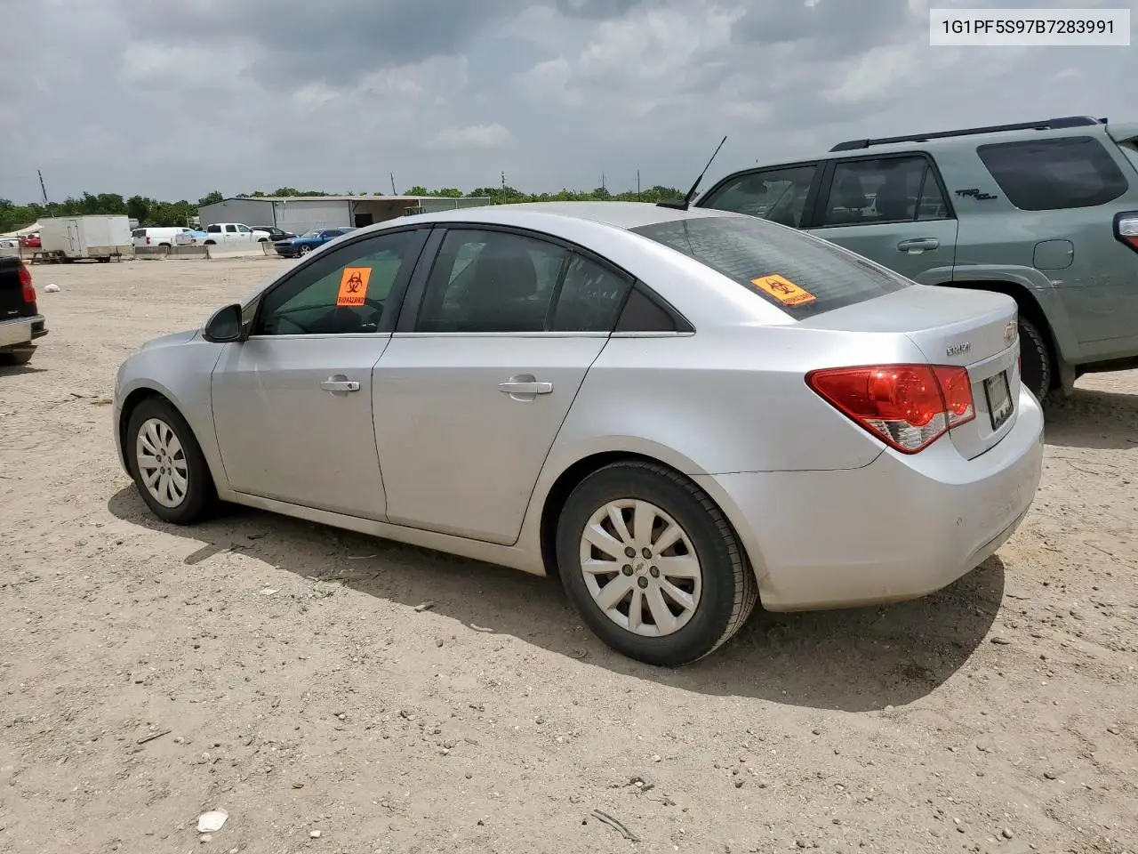2011 Chevrolet Cruze Lt VIN: 1G1PF5S97B7283991 Lot: 62649205