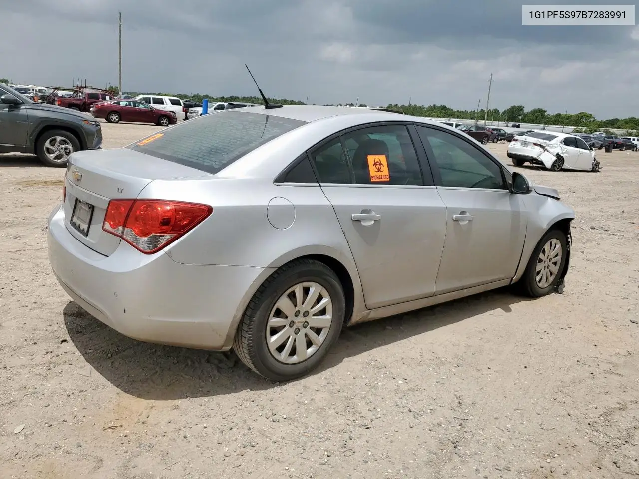 2011 Chevrolet Cruze Lt VIN: 1G1PF5S97B7283991 Lot: 62649205