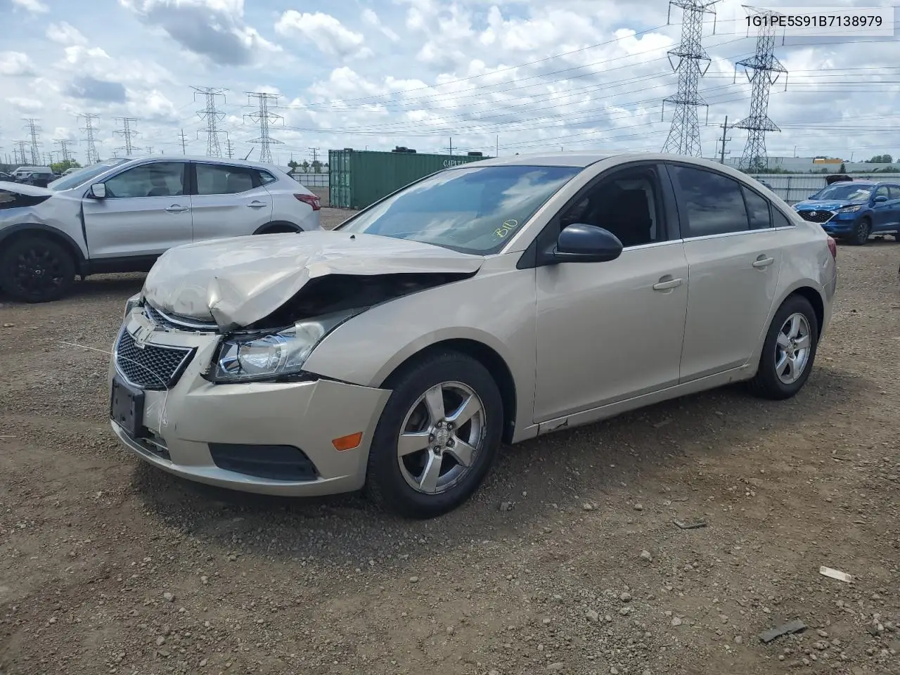 2011 Chevrolet Cruze Lt VIN: 1G1PE5S91B7138979 Lot: 63080785