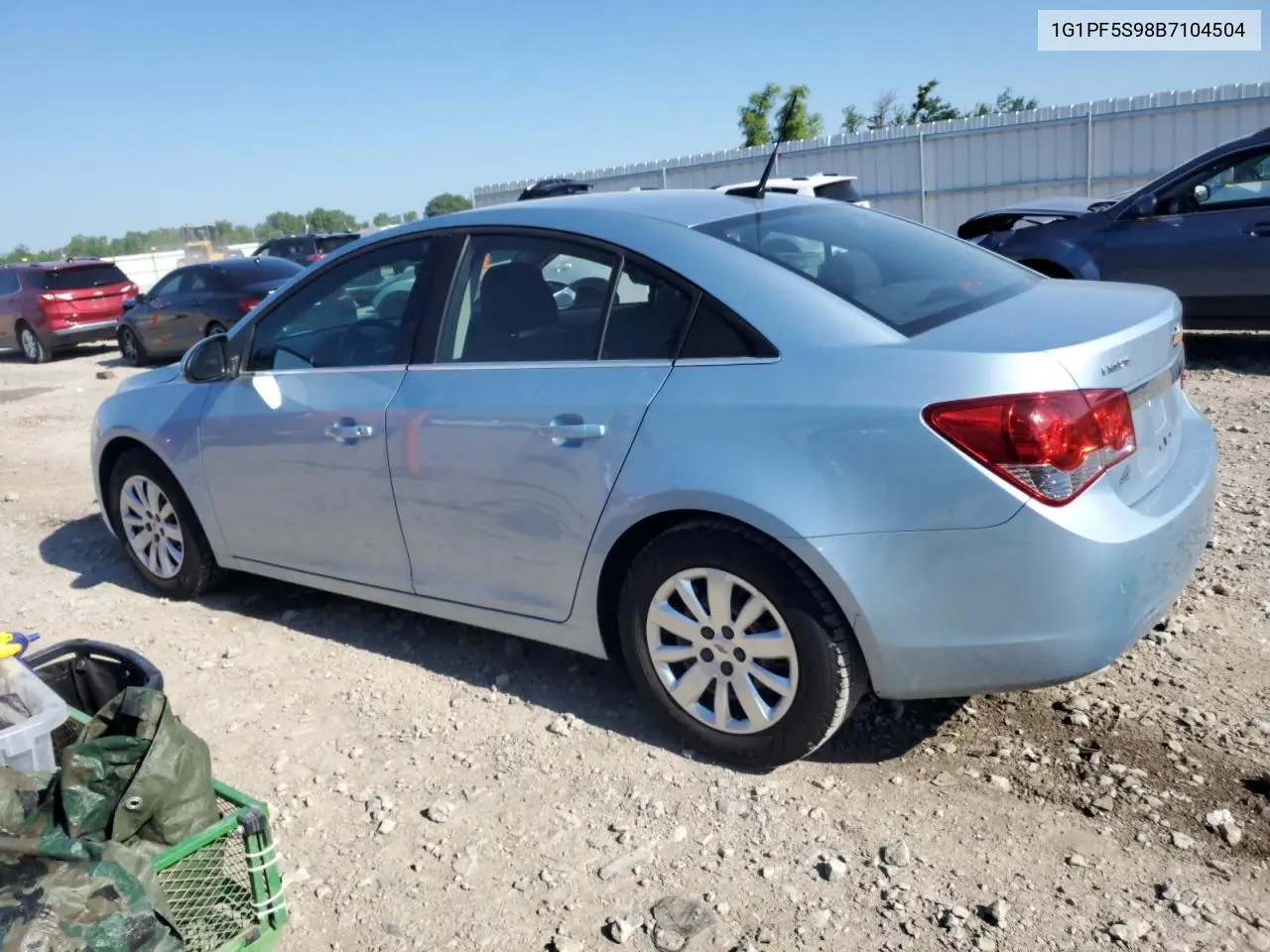 2011 Chevrolet Cruze Lt VIN: 1G1PF5S98B7104504 Lot: 63083215