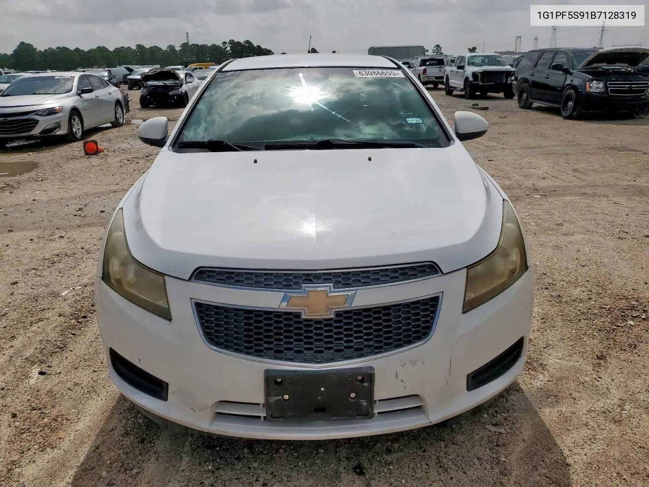 2011 Chevrolet Cruze Lt VIN: 1G1PF5S91B7128319 Lot: 63086655