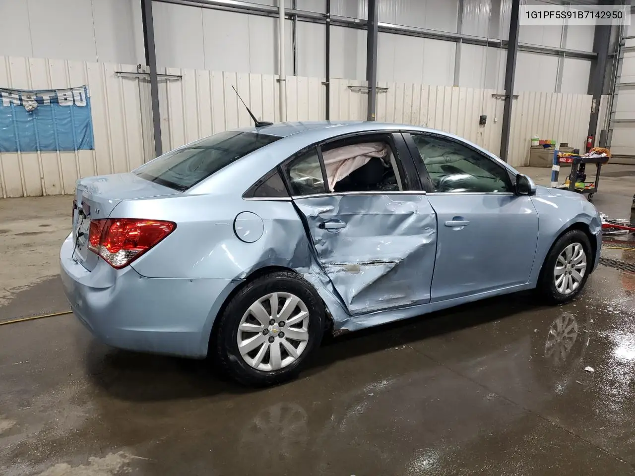 2011 Chevrolet Cruze Lt VIN: 1G1PF5S91B7142950 Lot: 77607954