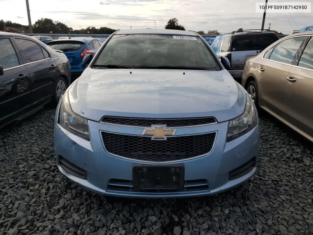 2011 Chevrolet Cruze Lt VIN: 1G1PF5S91B7142950 Lot: 77607954