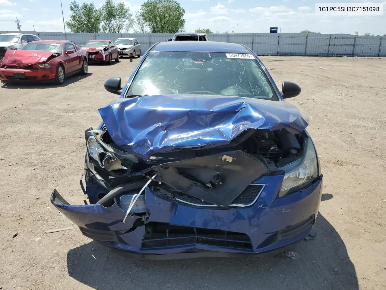 2012 Chevrolet Cruze Ls VIN: 1G1PC5SH3C7151098 Lot: 55977565