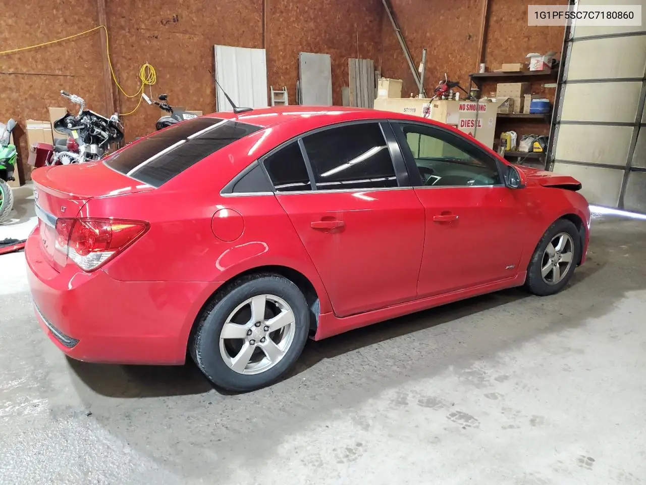 2012 Chevrolet Cruze Lt VIN: 1G1PF5SC7C7180860 Lot: 56043215