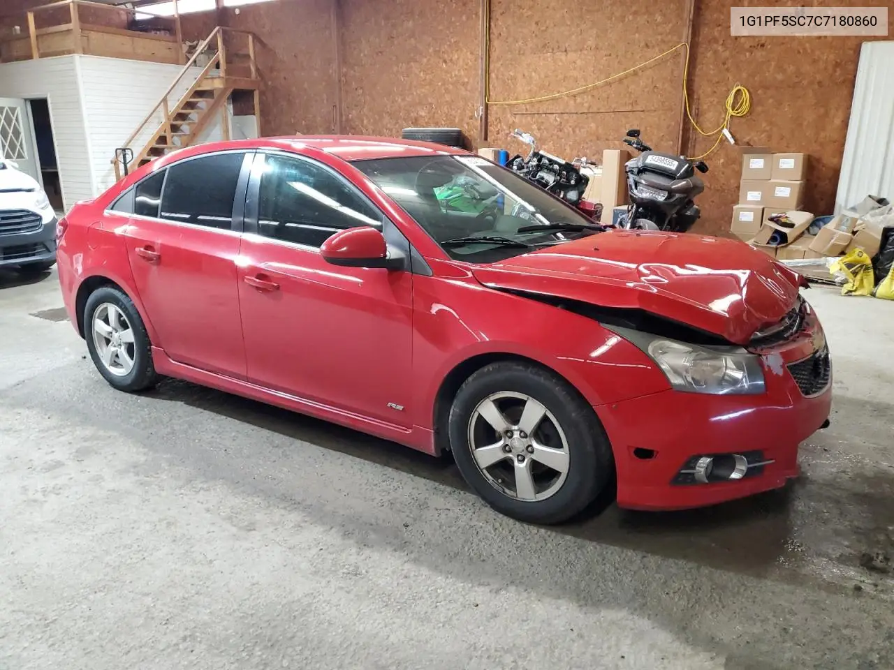 2012 Chevrolet Cruze Lt VIN: 1G1PF5SC7C7180860 Lot: 56043215