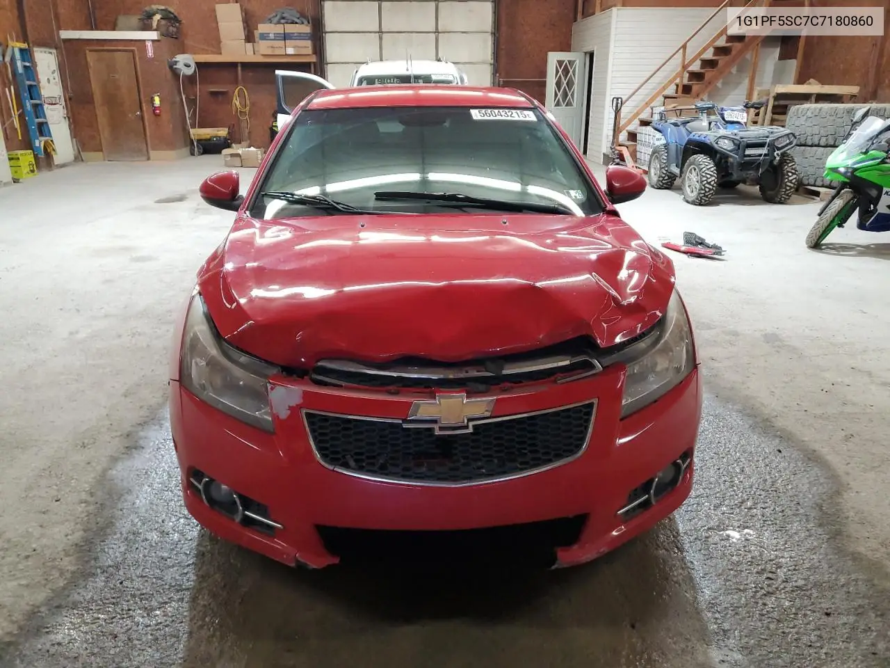 2012 Chevrolet Cruze Lt VIN: 1G1PF5SC7C7180860 Lot: 56043215