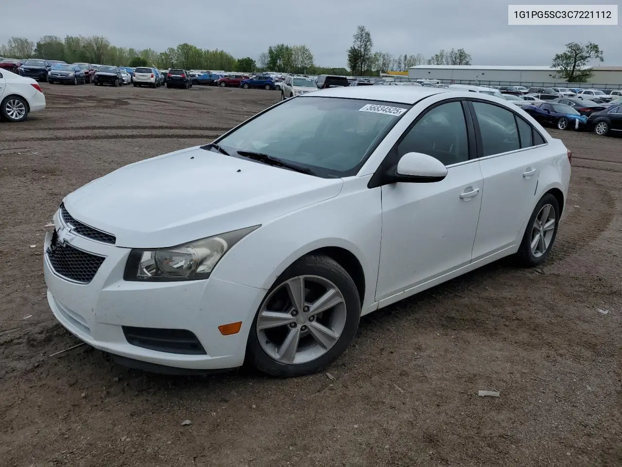 2012 Chevrolet Cruze Lt VIN: 1G1PG5SC3C7221112 Lot: 56834525